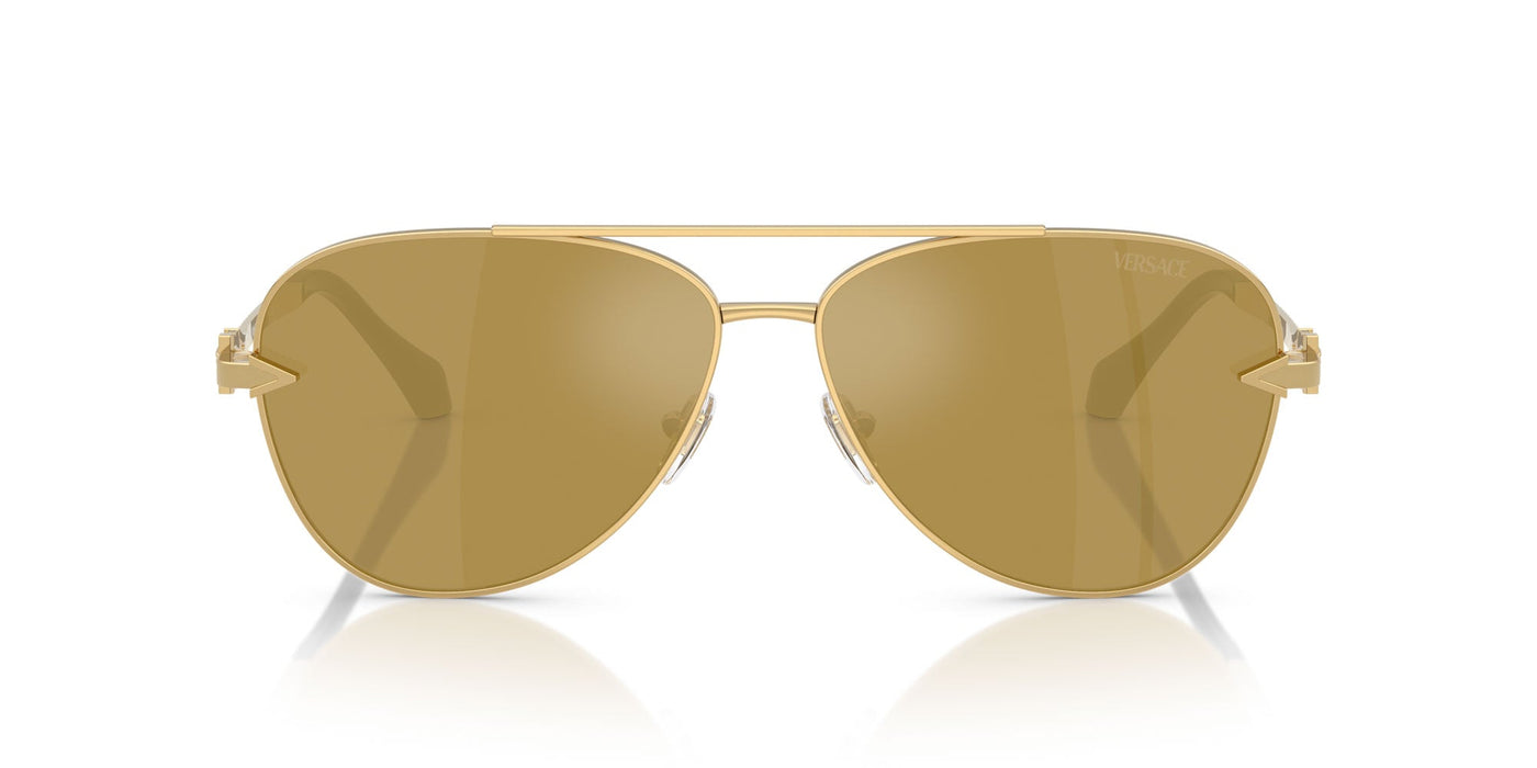 Versace VE2283 Gold/Brown Gold Mirror #colour_gold-brown-gold-mirror