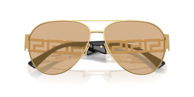 Versace VE2289 Gold/Light Yellow Silver Mirror #colour_gold-light-yellow-silver-mirror