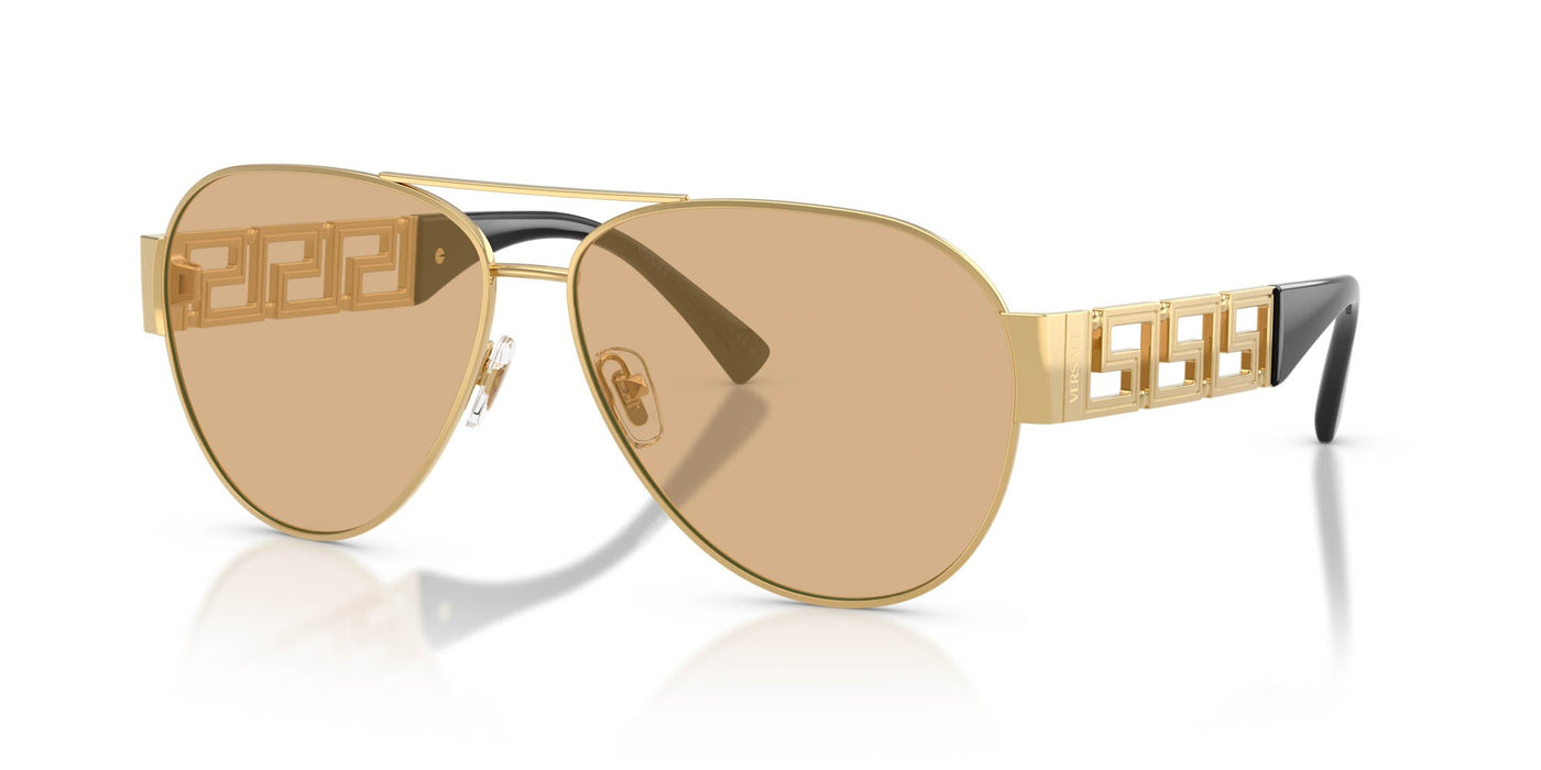 Versace VE2289 Gold/Light Yellow Silver Mirror #colour_gold-light-yellow-silver-mirror