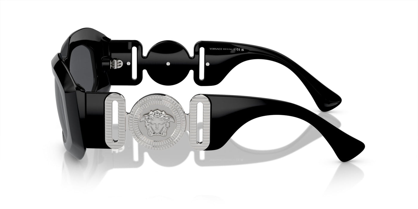 Versace VE4425U Black/Dark Grey-Silver #colour_black-dark-grey-silver