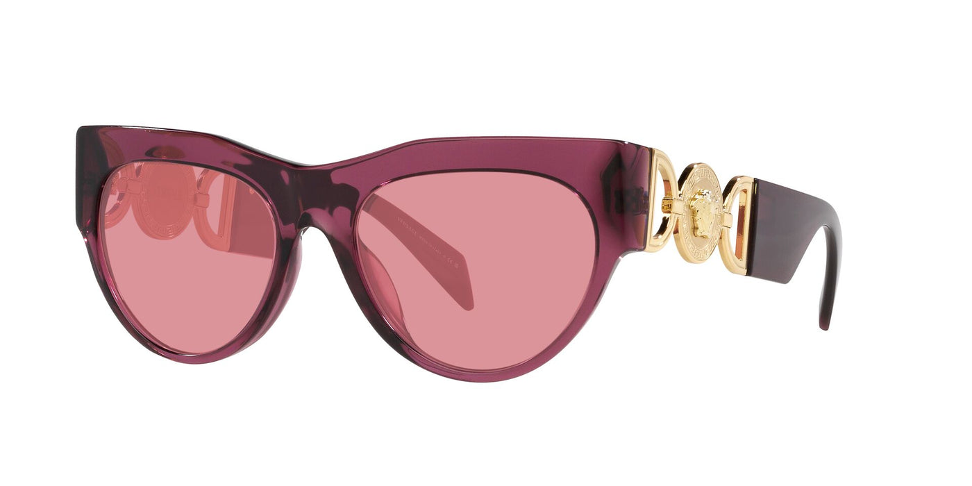 Versace VE4440U Transparent Marc/Pink Internal Silver Mirror #colour_transparent-marc-pink-internal-silver-mirror