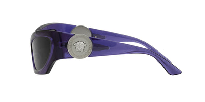 Versace VE4450 Transparent Violet/Dark Grey #colour_transparent-violet-dark-grey