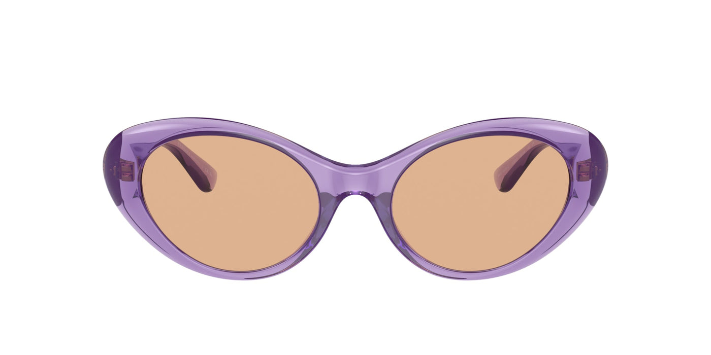 Versace VE4455U Purple Transparent/Dark Brown #colour_purple-transparent-dark-brown