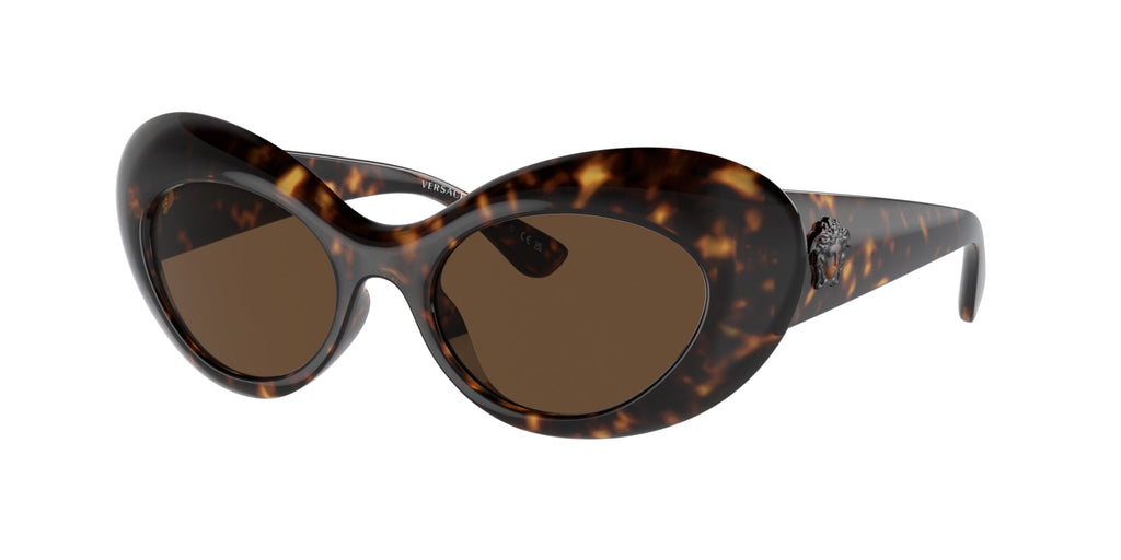 Versace VE4456U Havana/Dark Brown #colour_havana-dark-brown