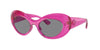 Versace VE4456U Pink Transparent/Dark Grey #colour_pink-transparent-dark-grey