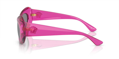 Versace VE4456U Pink Transparent/Dark Grey #colour_pink-transparent-dark-grey