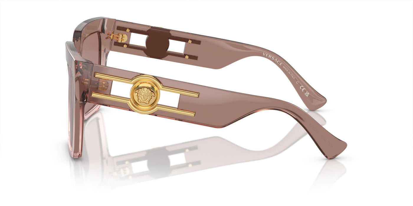 Versace VE4458 Brown Transparent/Light Brown #colour_brown-transparent-light-brown