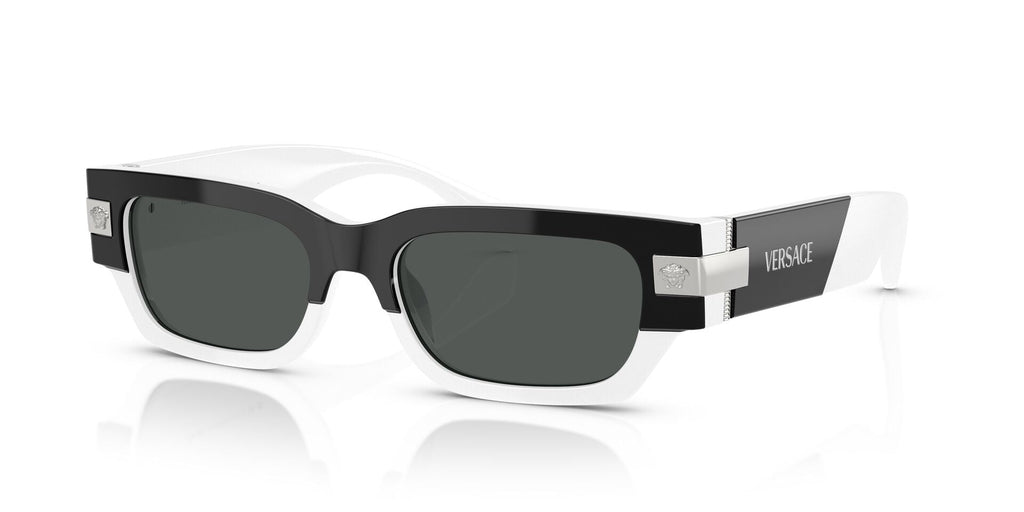 Versace VE4465 Top Black/White/Dark Grey #colour_top-black-white-dark-grey