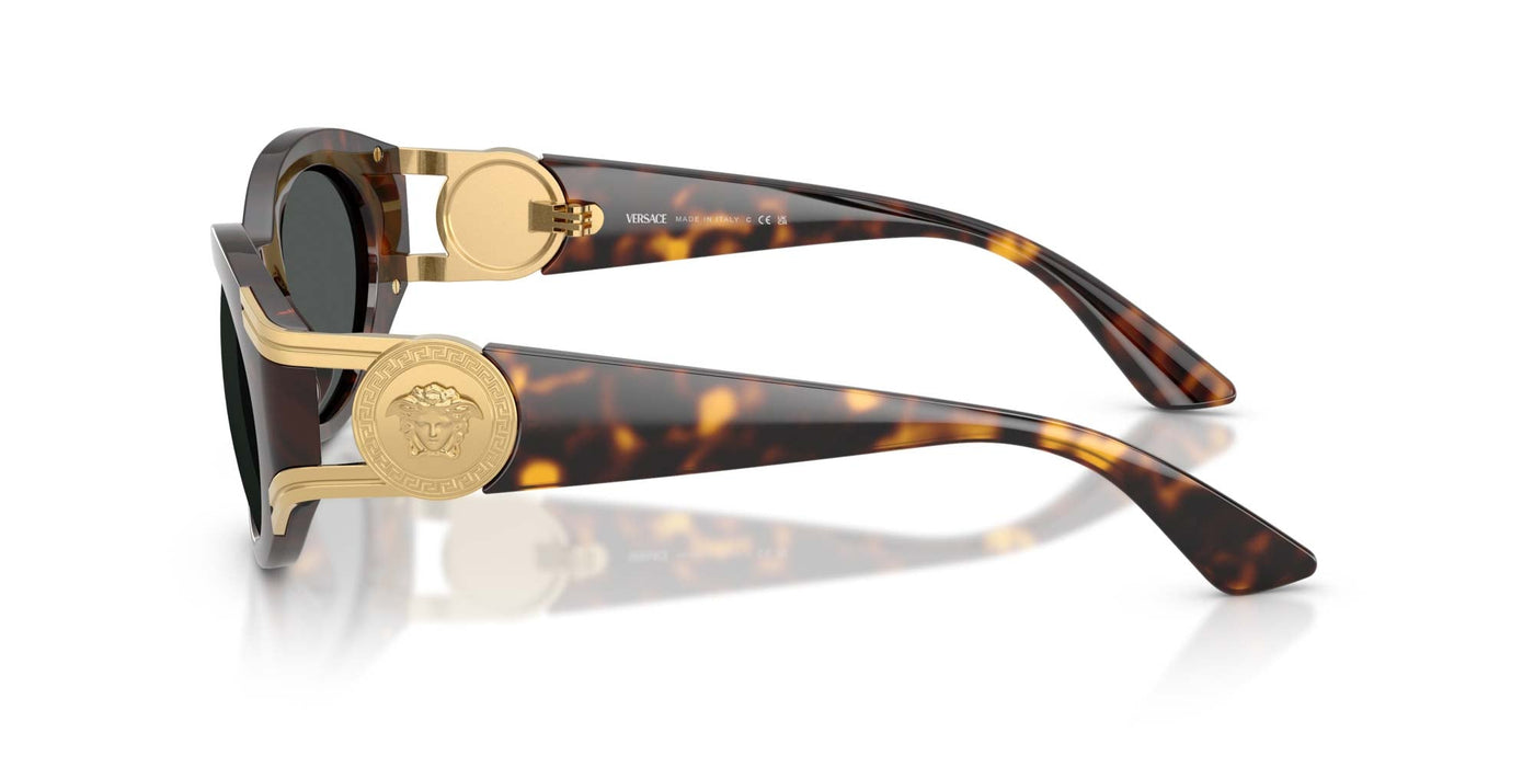 Versace VE4503U Havana/Dark Grey #colour_havana-dark-grey