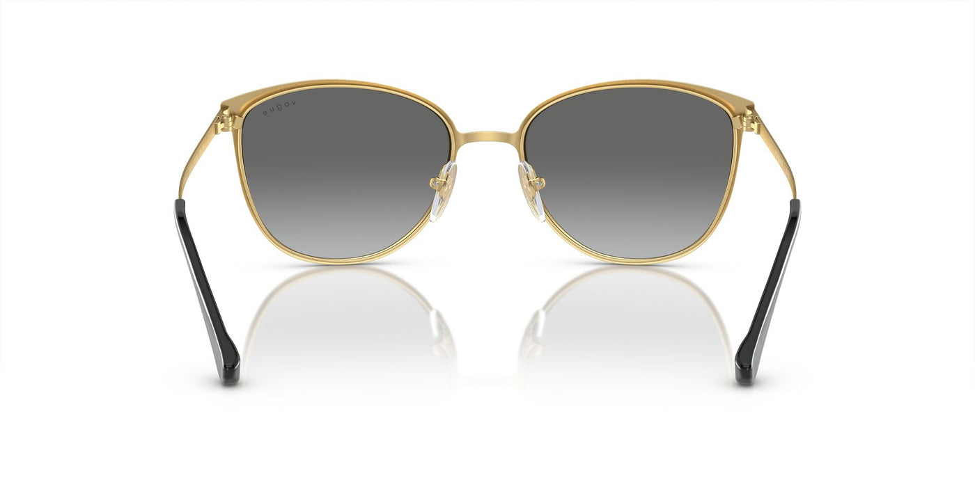 Vogue Eyewear VO4002S Top Matte Black/Brushed Gold/Grey Gradient #colour_top-matte-black-brushed-gold-grey-gradient