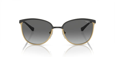 Vogue Eyewear VO4002S Top Matte Black/Brushed Gold/Grey Gradient #colour_top-matte-black-brushed-gold-grey-gradient