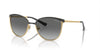 Vogue Eyewear VO4002S Top Matte Black/Brushed Gold/Grey Gradient #colour_top-matte-black-brushed-gold-grey-gradient