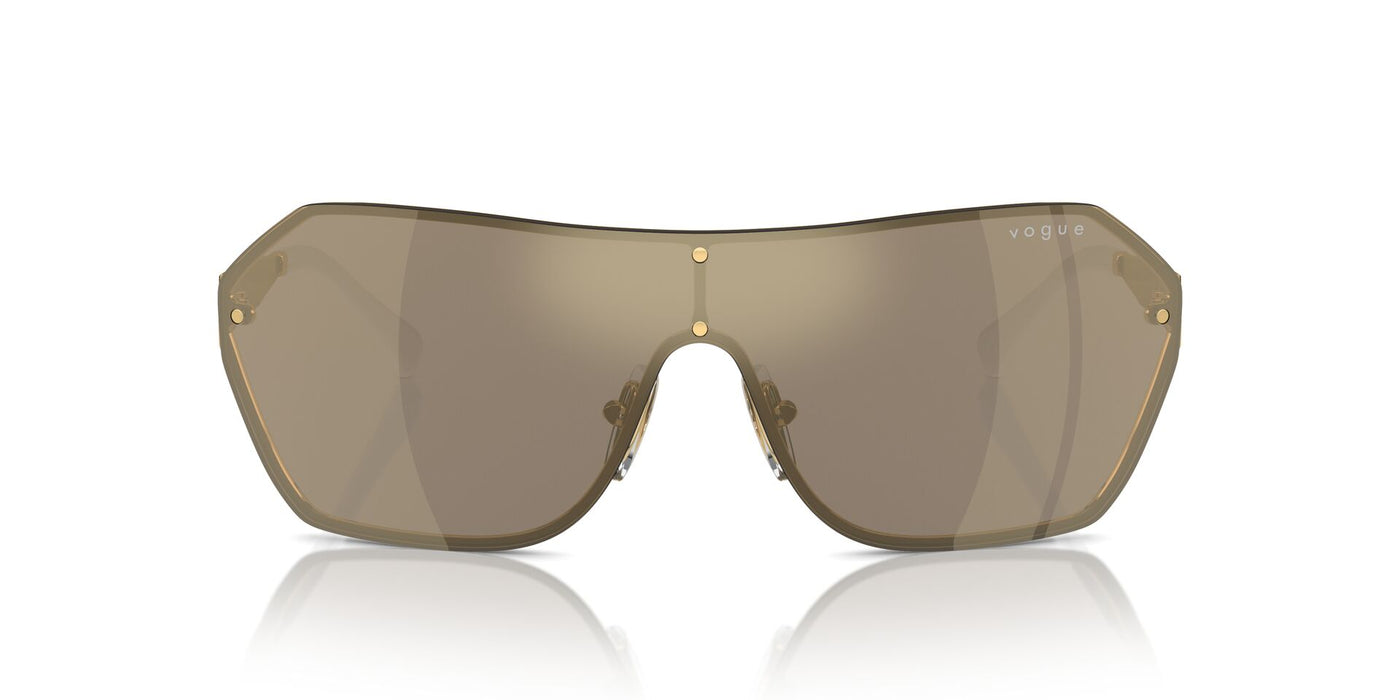 Vogue Eyewear VO4302S Gold/Light Brown Gold Mirror #colour_gold-light-brown-gold-mirror