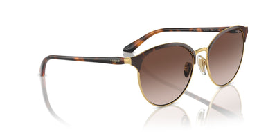 Vogue Eyewear VO4303S Top Havana/Gold/Brown Gradient #colour_top-havana-gold-brown-gradient