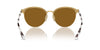 Vogue Eyewear VO4303S Top Matt Beige/Gold/Dark Brown Polarised #colour_top-matt-beige-gold-dark-brown-polarised