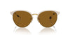 Vogue Eyewear VO4303S Top Matt Beige/Gold/Dark Brown Polarised #colour_top-matt-beige-gold-dark-brown-polarised