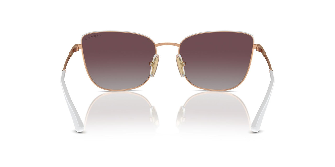 Vogue Eyewear VO4308S Rose Gold/Top White/Grey Violet Gradient Polarised #colour_rose-gold-top-white-grey-violet-gradient-polarised