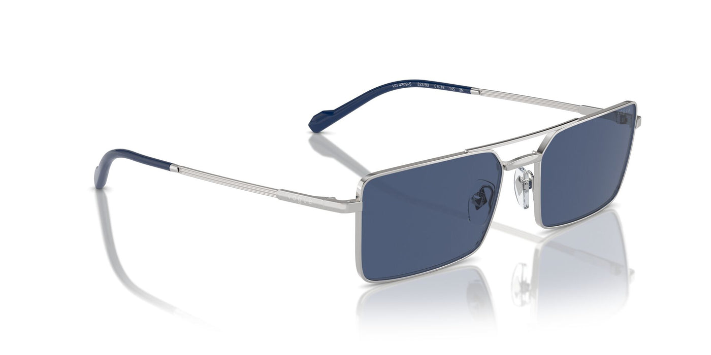 Vogue Eyewear VO4309S Silver/Dark Blue #colour_silver-dark-blue