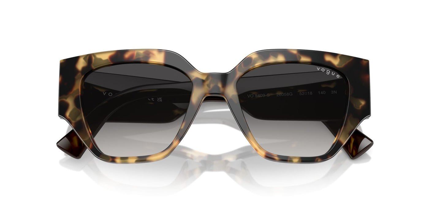 Vogue Eyewear VO5409S Yellow Tortoise/Grey Black Gradient #colour_yellow-tortoise-grey-black-gradient