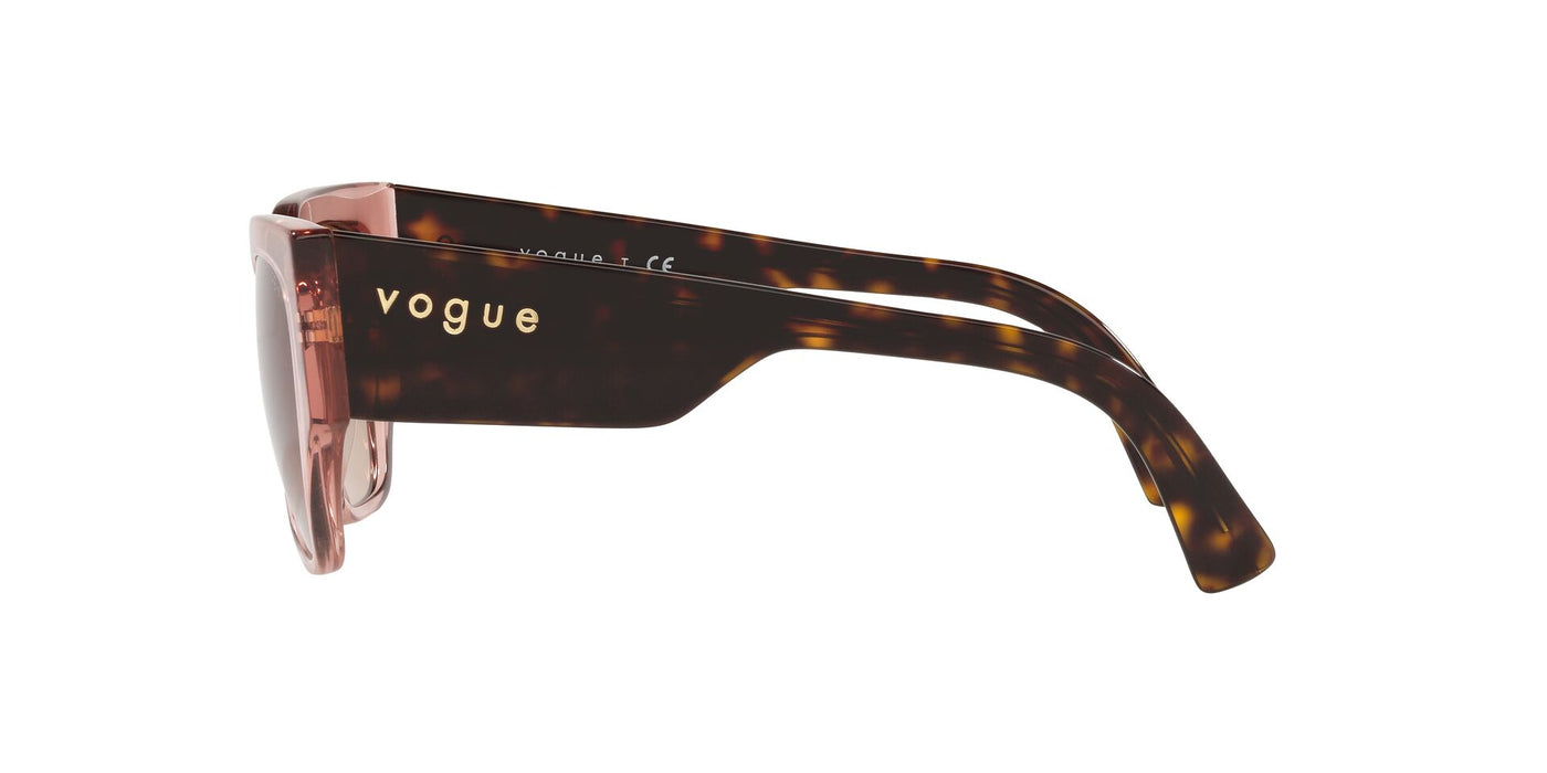 Vogue Eyewear VO5409S Transparent Pink/Brown Gradient #colour_transparent-pink-brown-gradient