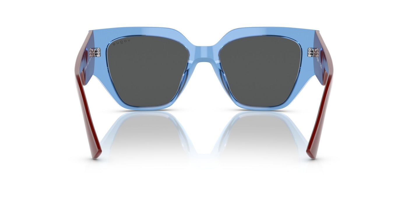 Vogue Eyewear VO5409S Transparent Blue/Dark Grey #colour_transparent-blue-dark-grey