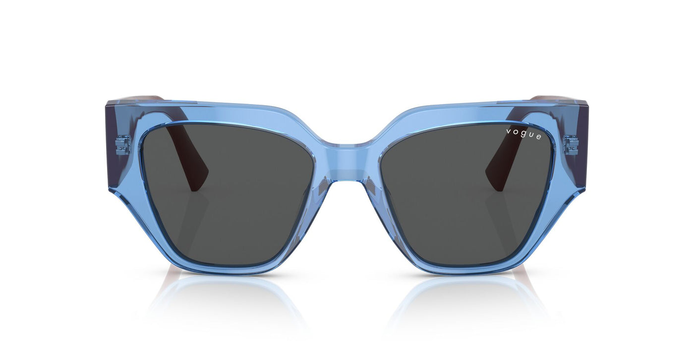 Vogue Eyewear VO5409S Transparent Blue/Dark Grey #colour_transparent-blue-dark-grey