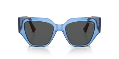 Vogue Eyewear VO5409S Transparent Blue/Dark Grey #colour_transparent-blue-dark-grey