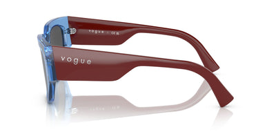 Vogue Eyewear VO5409S Transparent Blue/Dark Grey #colour_transparent-blue-dark-grey