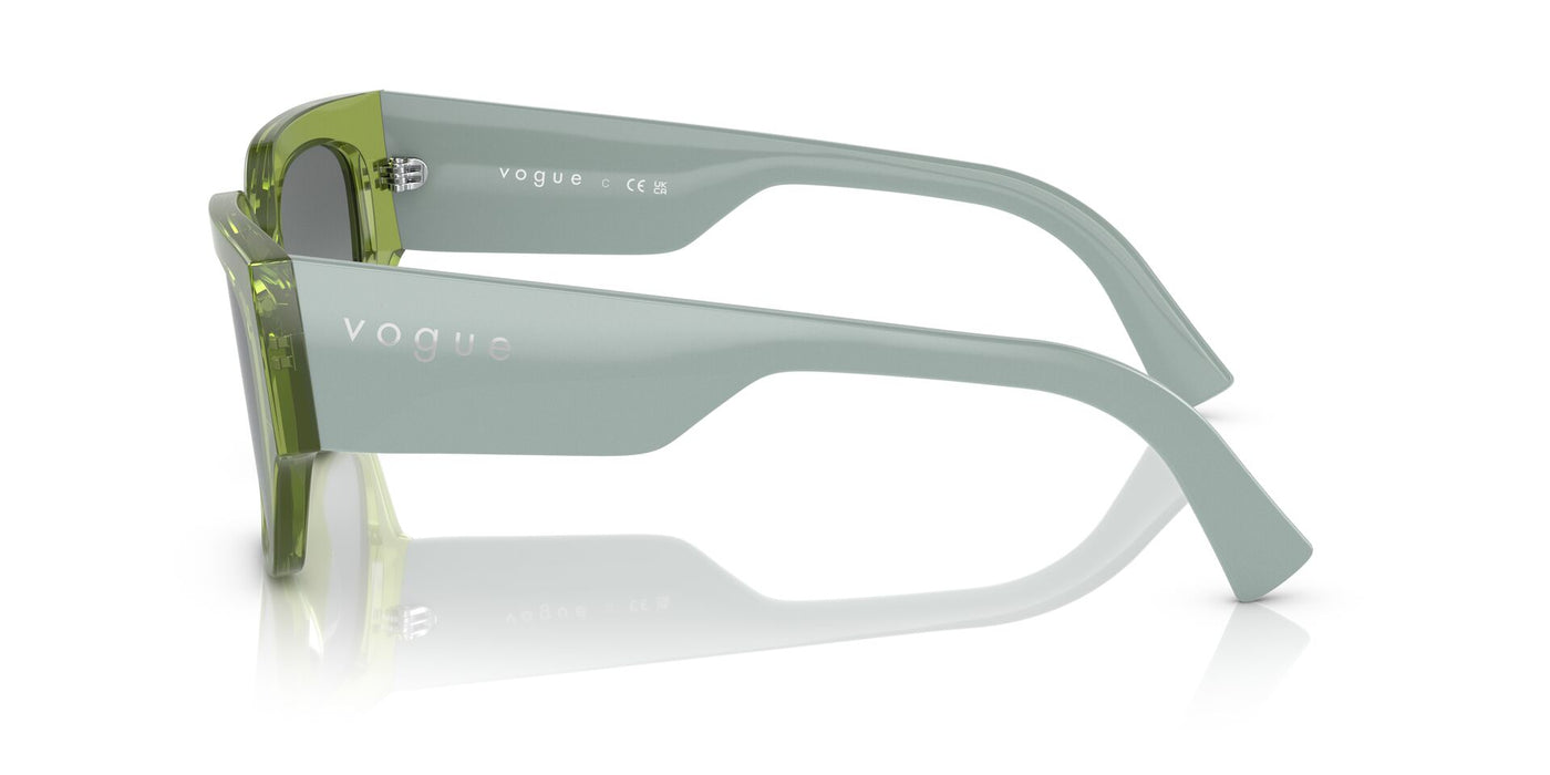 Vogue Eyewear VO5409S Transparent Green/Grey Gradient #colour_transparent-green-grey-gradient