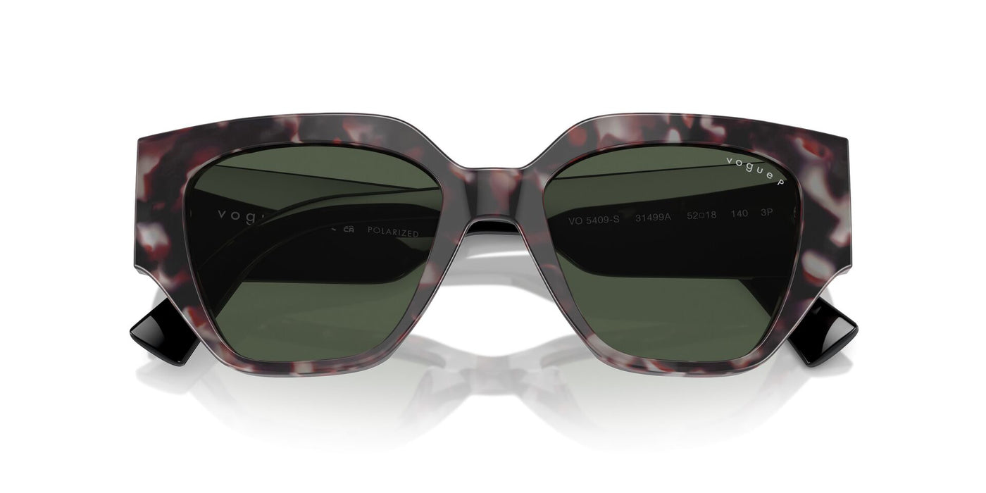 Vogue Eyewear VO5409S Grey Tortoise/Dark Green Polarised #colour_grey-tortoise-dark-green-polarised