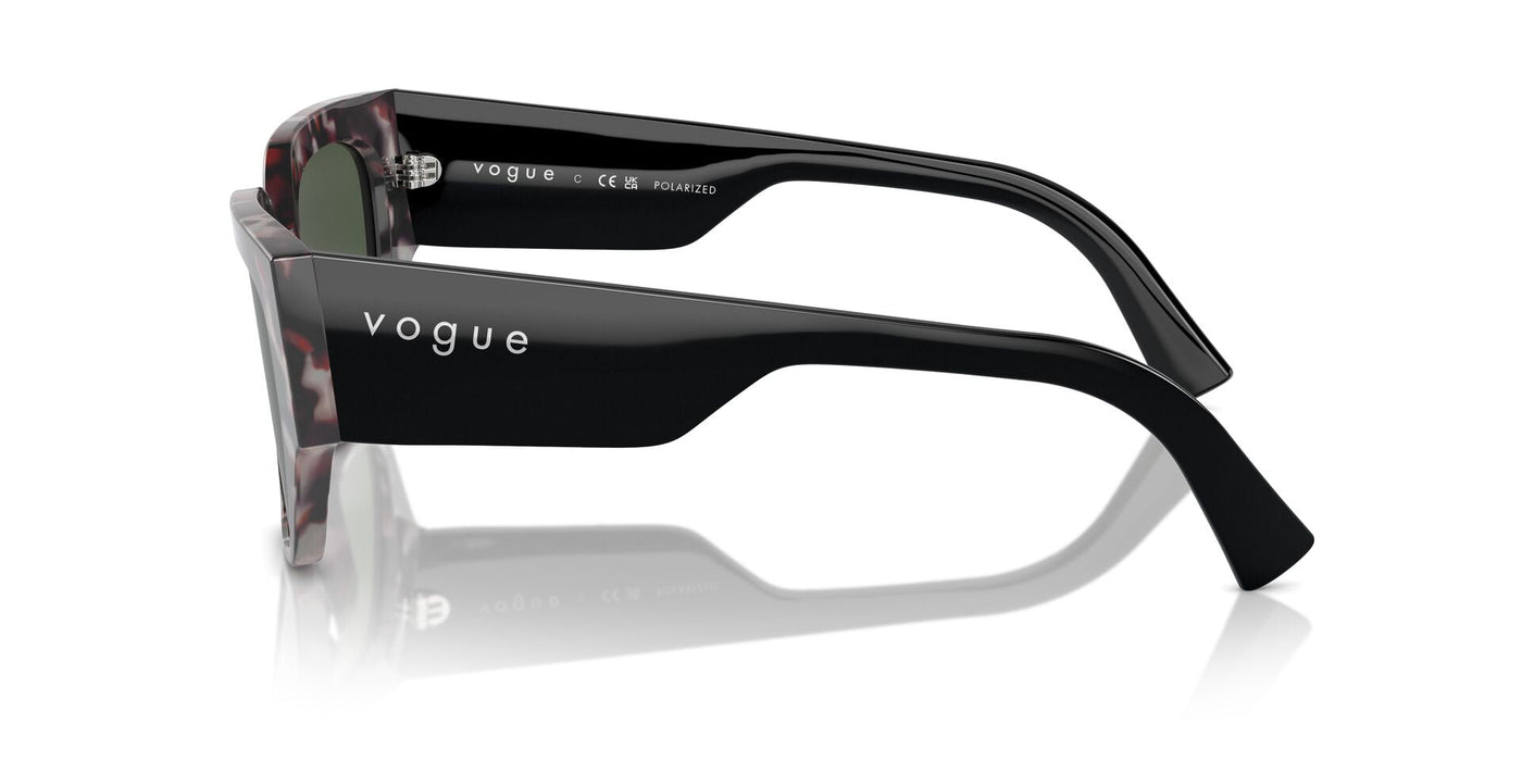 Vogue Eyewear VO5409S Grey Tortoise/Dark Green Polarised #colour_grey-tortoise-dark-green-polarised