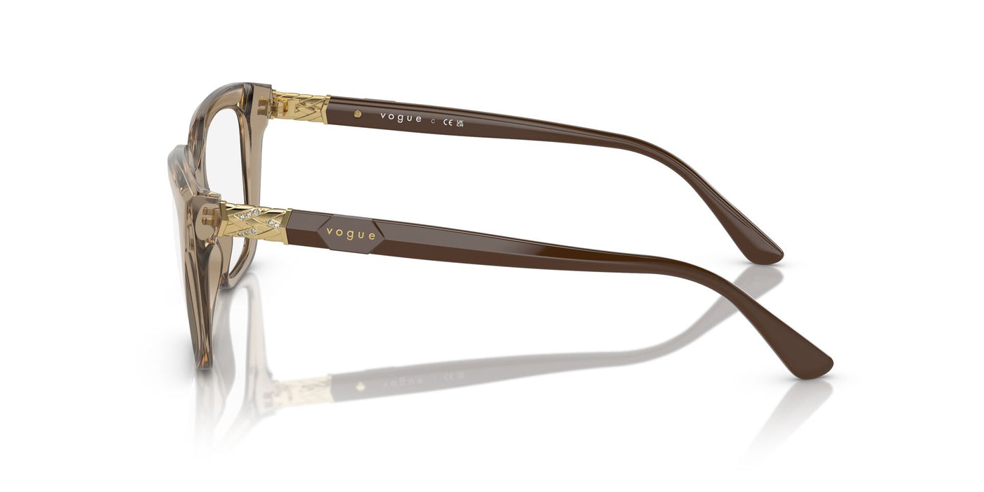 Vogue Eyewear VO5477B Transparent Brown #colour_transparent-brown