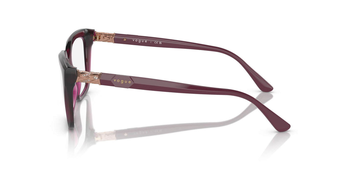 Vogue Eyewear VO5477B Transparent Cherry #colour_transparent-cherry