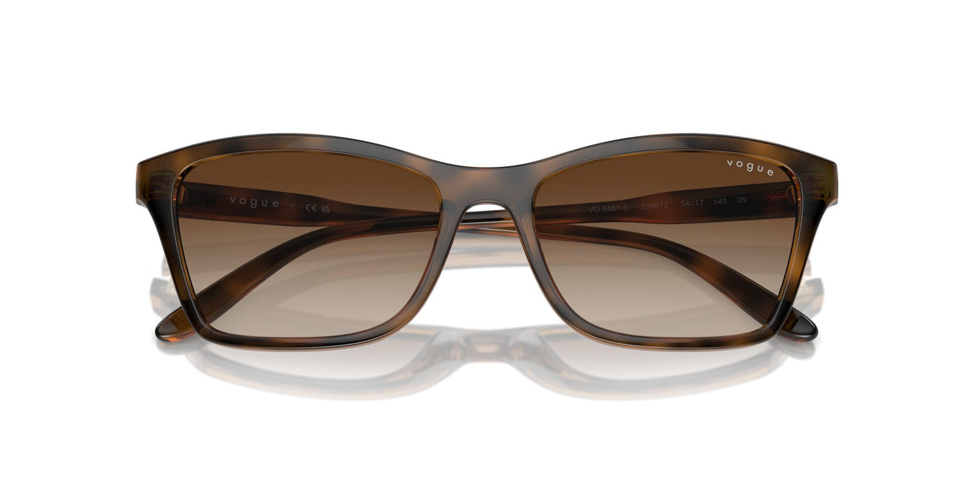 Vogue Eyewear VO5551S Top Havana/Light Brown/Brown Gradient #colour_top-havana-light-brown-brown-gradient