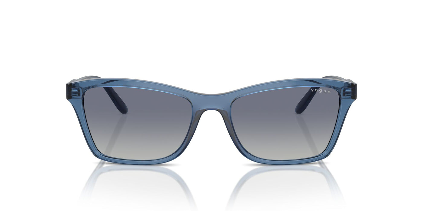 Vogue Eyewear VO5551S Transparent Blue/Grey Blue Gradient #colour_transparent-blue-grey-blue-gradient