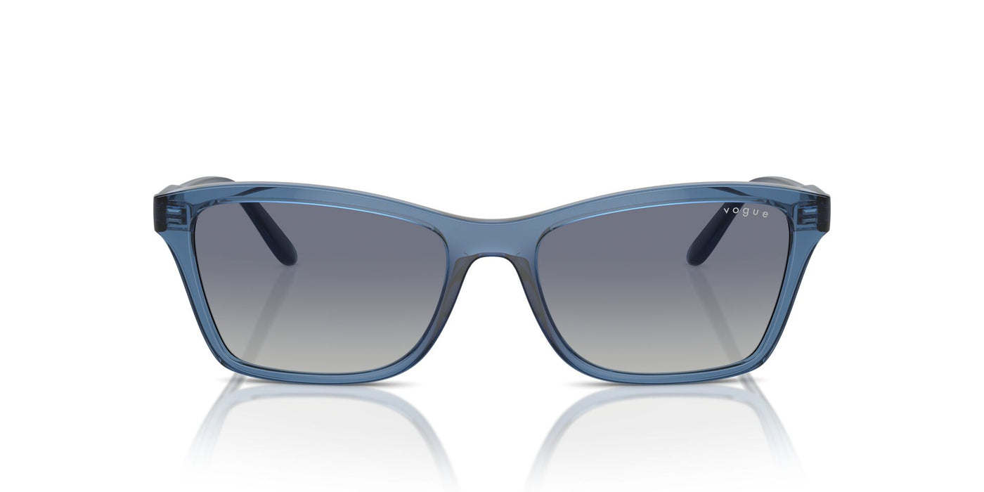 Vogue Eyewear VO5551S Transparent Blue/Grey Blue Gradient #colour_transparent-blue-grey-blue-gradient