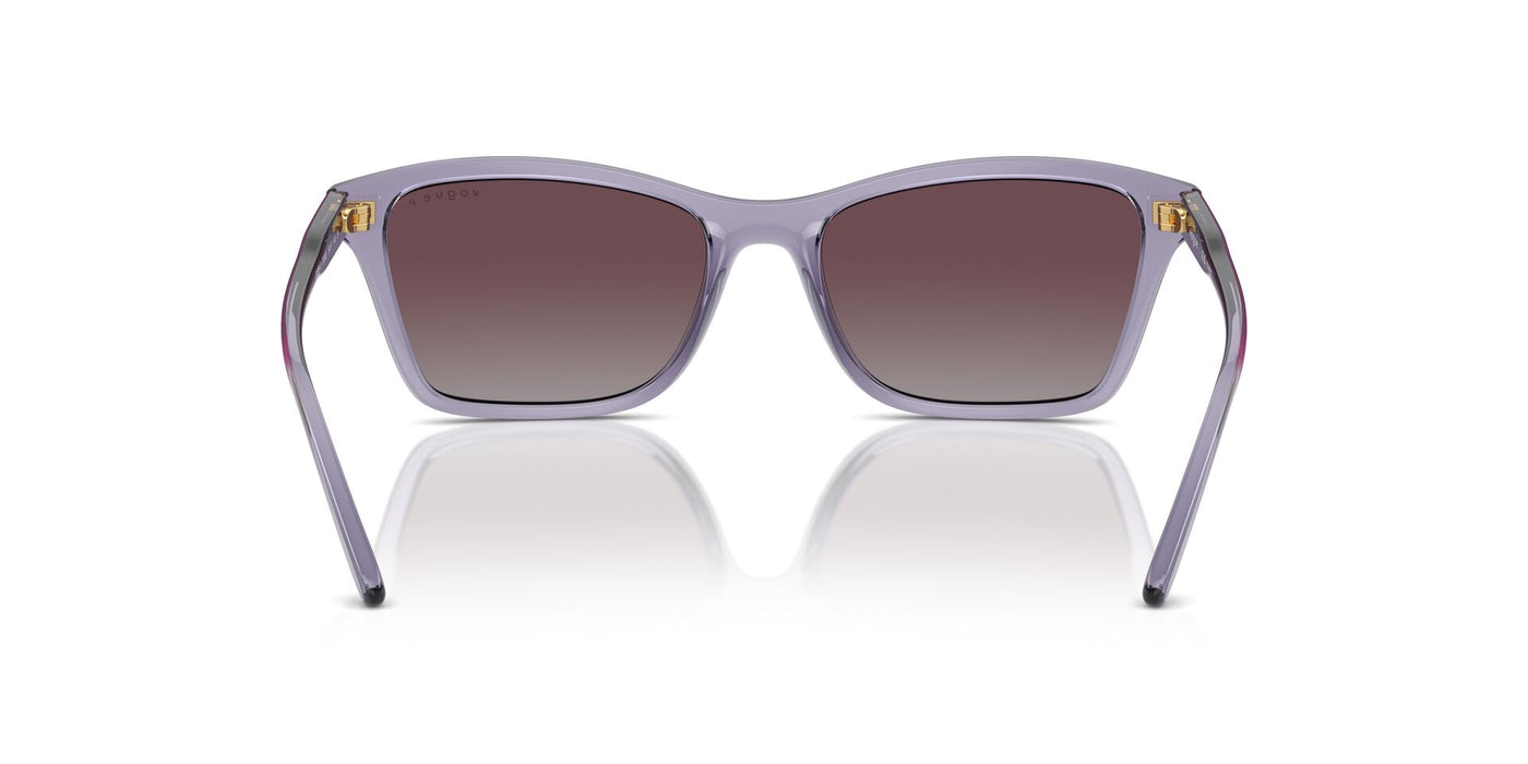 Vogue Eyewear VO5551S Transparent Purple/Grey Violet Gradient Polarised #colour_transparent-purple-grey-violet-gradient-polarised