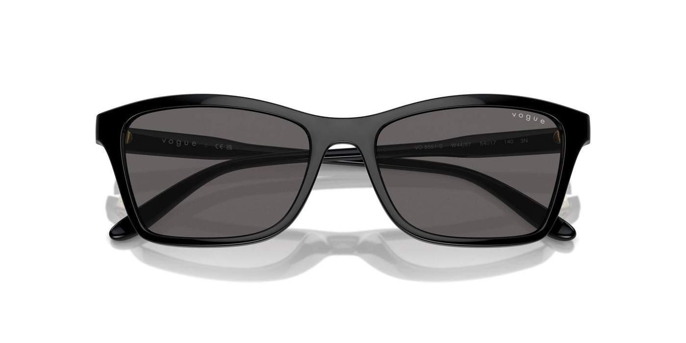 Vogue Eyewear VO5551S Black/Black Smoke #colour_black-black-smoke