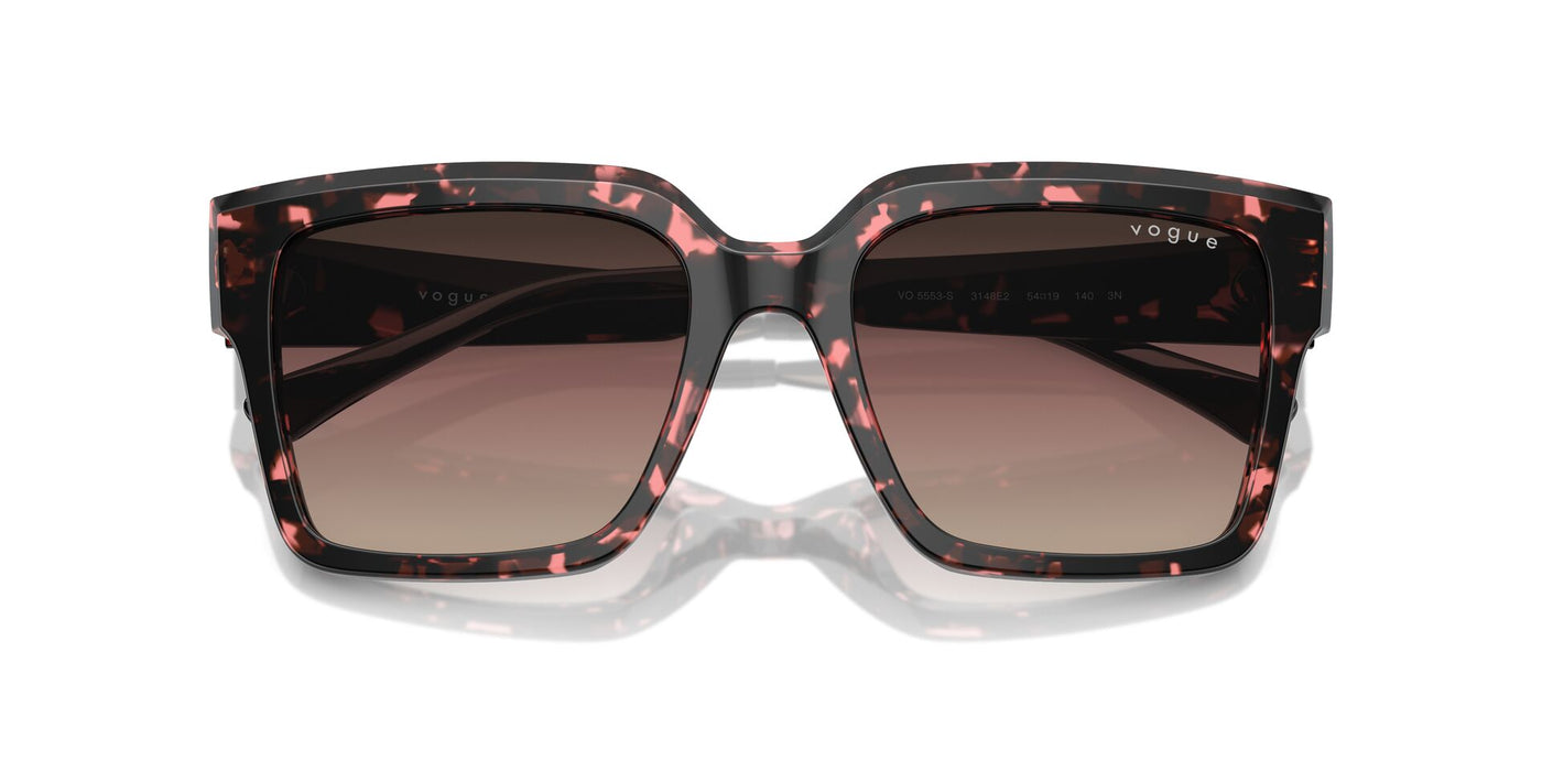 Vogue Eyewear VO5553S Red Tortoise/Brown Purple Black Gradient #colour_red-tortoise-brown-purple-black-gradient