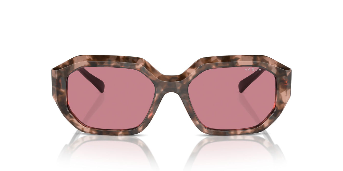 Vogue Eyewear VO5554S Rose Tortoise/Dark Violet #colour_rose-tortoise-dark-violet