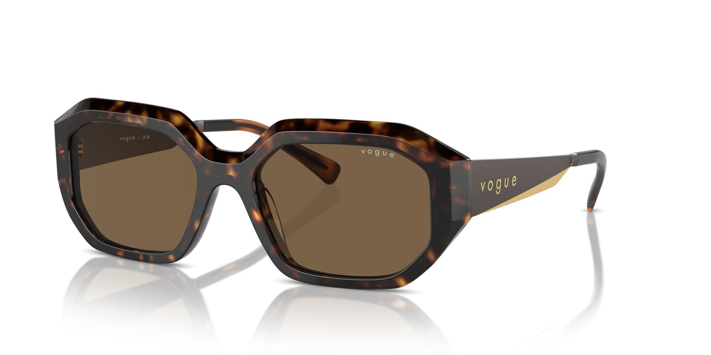 Vogue Eyewear VO5554S Dark Havana/Dark Brown #colour_dark-havana-dark-brown