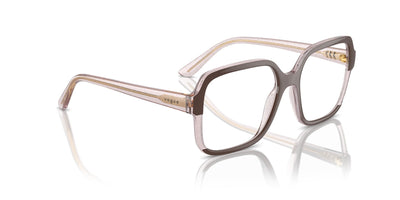 Vogue Eyewear VO5555 Brown-Transparent Rose Glitter #colour_brown-transparent-rose-glitter