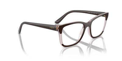 Vogue Eyewear VO5556 Brown-Transparent Rose Glitter #colour_brown-transparent-rose-glitter