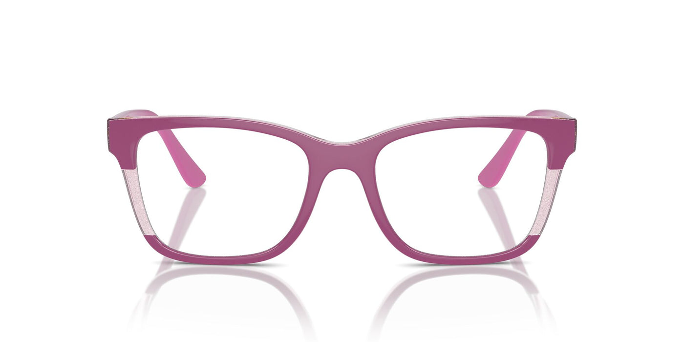 Vogue Eyewear VO5556 Fuchsia-Transparent Pink Glitter #colour_fuchsia-transparent-pink-glitter