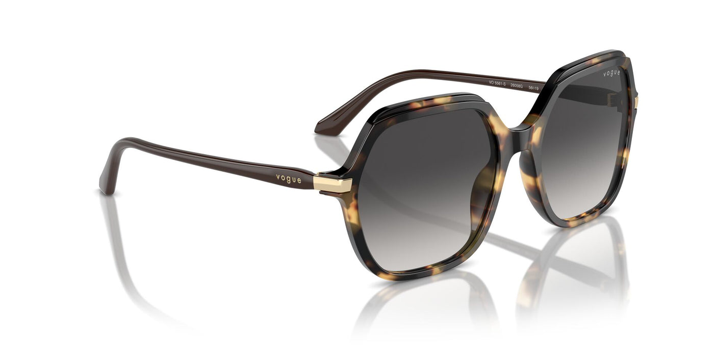 Vogue Eyewear VO5561S Yellow Tortoise/Grey Black Gradient #colour_yellow-tortoise-grey-black-gradient