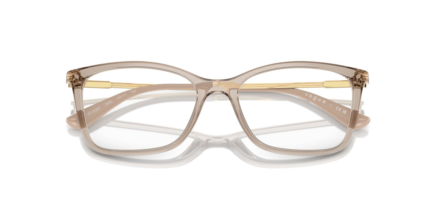 Vogue Eyewear VO5563 Transparent Caramel #colour_transparent-caramel