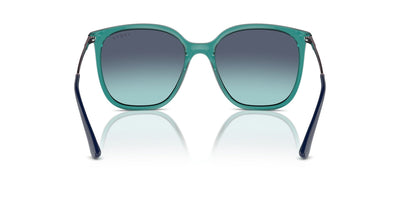 Vogue Eyewear VO5564S Transparent Petroleum/Azure Dark Blue Gradient #colour_transparent-petroleum-azure-dark-blue-gradient