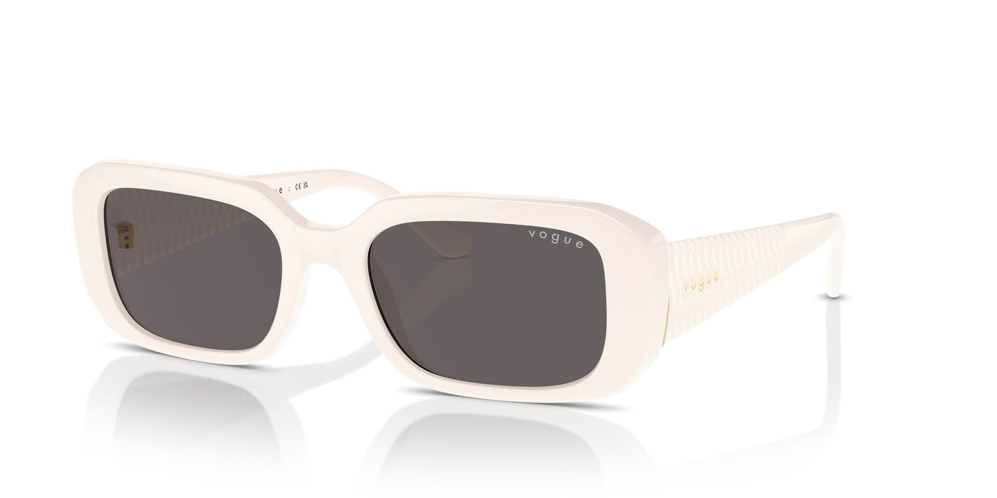 Vogue Eyewear VO5565S Full Ivory/Black Smoke #colour_full-ivory-black-smoke