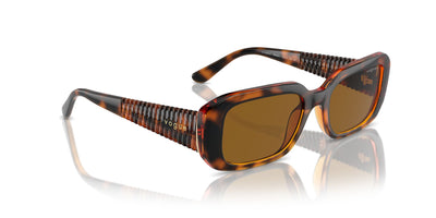 Vogue Eyewear VO5565S Dark Havana/Dark Brown Polarised #colour_dark-havana-dark-brown-polarised