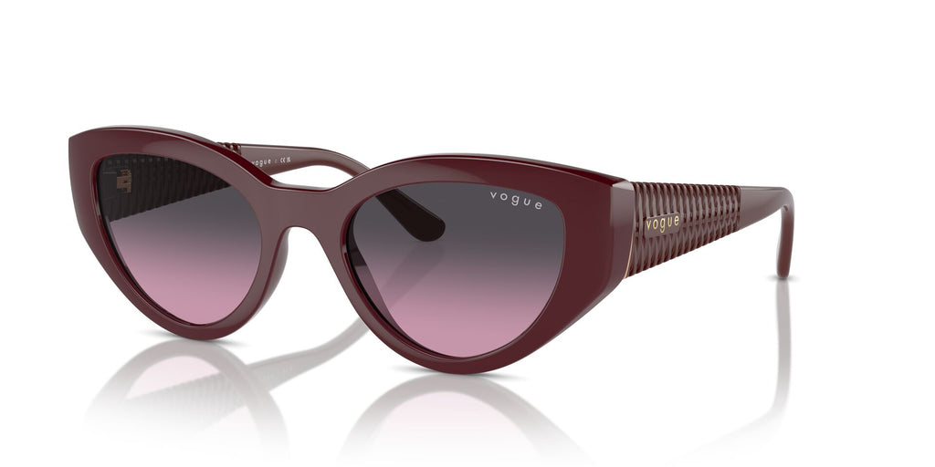 Vogue Eyewear VO5566S Full Bordeaux/Violet Grey Gradient #colour_full-bordeaux-violet-grey-gradient